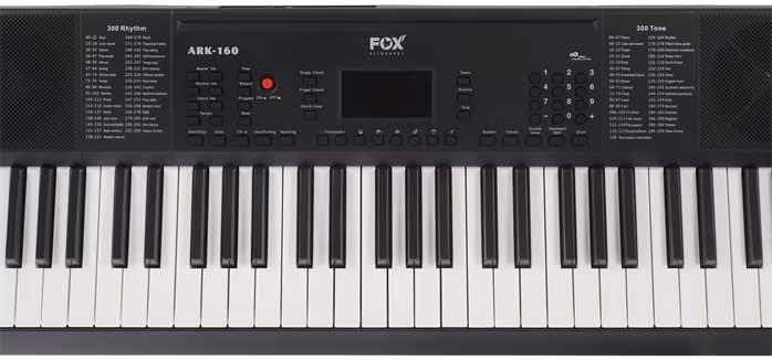 Fox 160 BK - Klávesy bez dynamiky