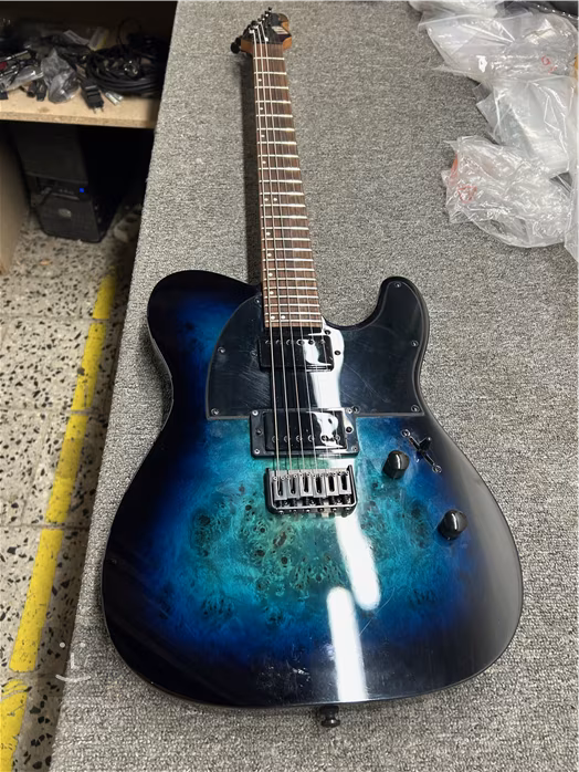 ESP LTD TE-200DX BLUE BURST (poškozené) - Elektrická kytara