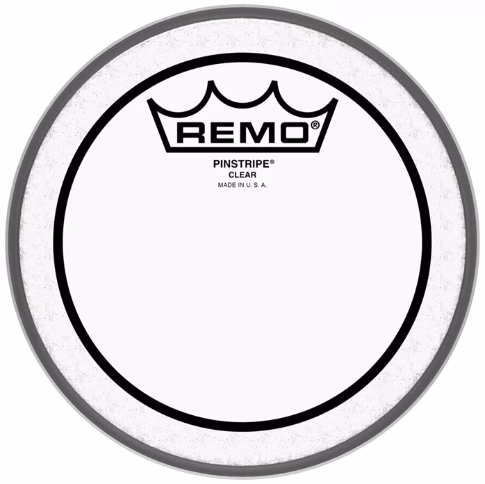 Remo 6" PinStripe Clear - Blána na tomy