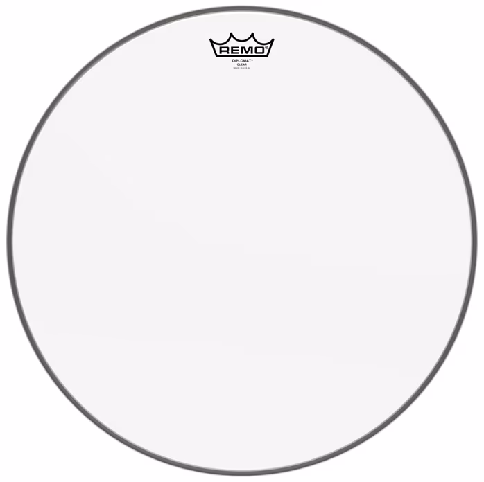Remo 18" Diplomat Clear - Blána na basový buben