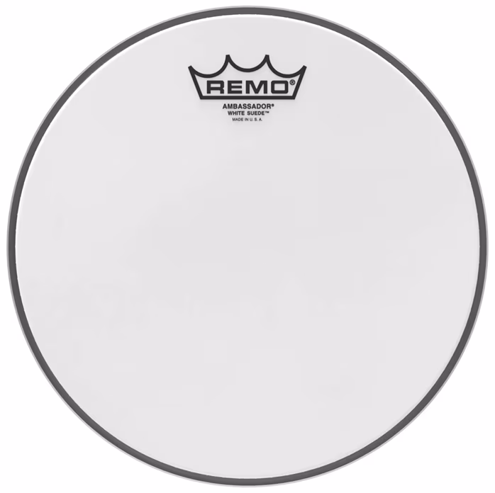 Remo 10" Ambassador Suede - Blána na tomy