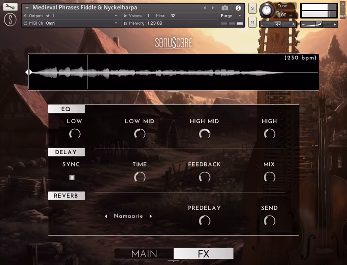 Boom Library Sonuscore Medieval Phrases Fiddle & Nyckelharpa - Software