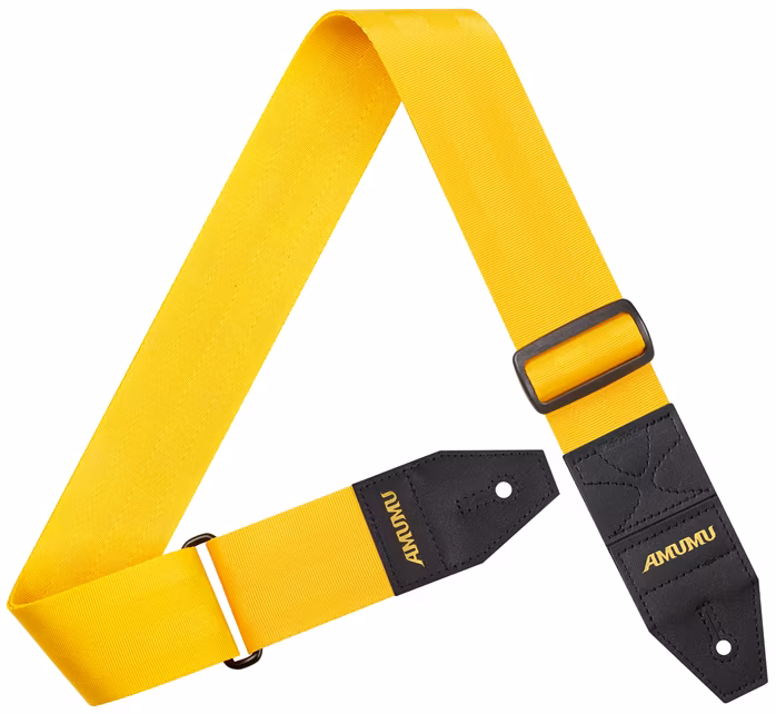 Amumu DURALINK Graffiti Yellow - Kytarový popruh