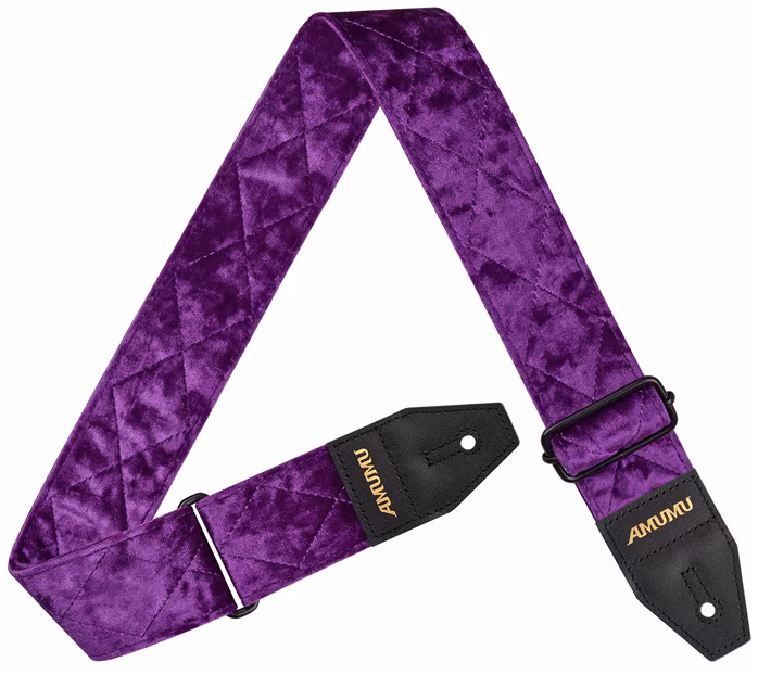 Amumu Velvet Deluxe Royal Purple - Kytarový popruh
