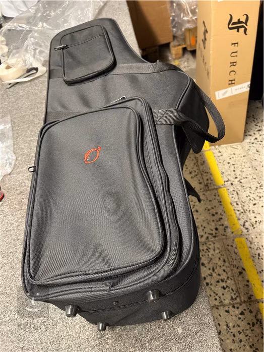 Ortolá 123 Styrofoam Case (poškozené) - Pouzdro na tenorsaxofon