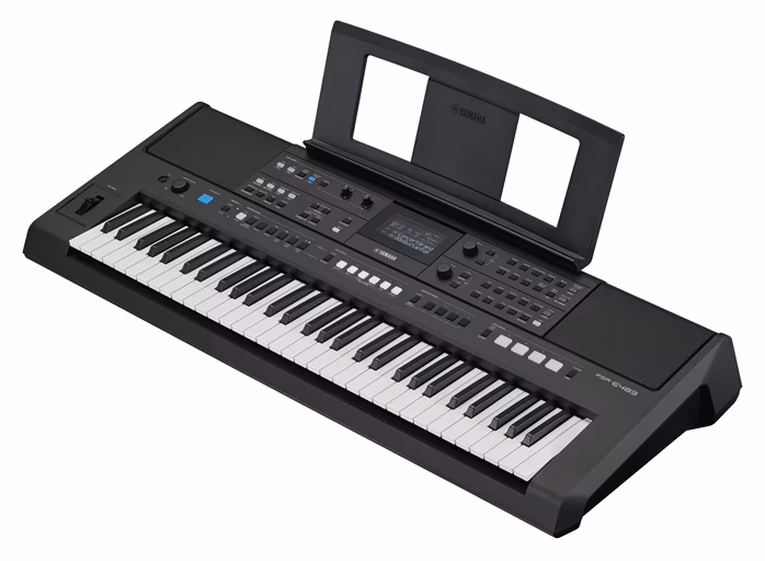 Yamaha PSR-E483 - Klávesy s dynamikou úhozu