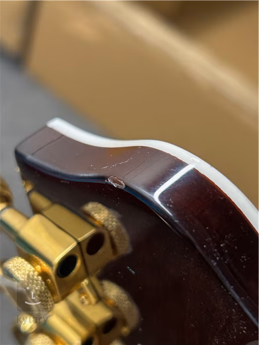 Gretsch LTD Abbey Road RS201 Studiomatic Hollow Body Bigsby EB Classic Walnut Stain (poškozené) - Semiakustická kytara