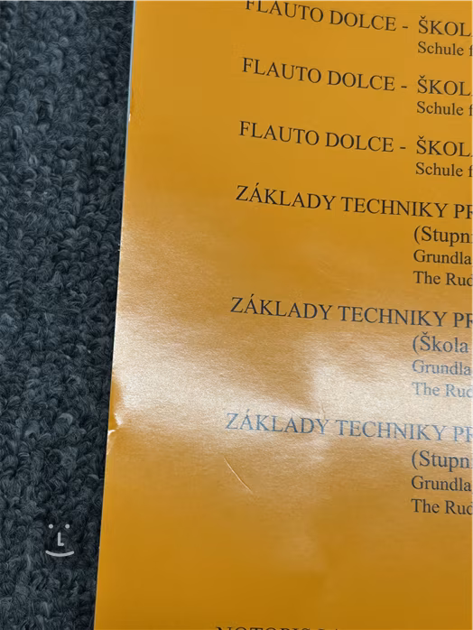 Ladislav Daniel Flauto Dolce - škola hry na sopránovou zobcovou flétnu 1. díl (použité) - Škola hry na zobcovou flétnu