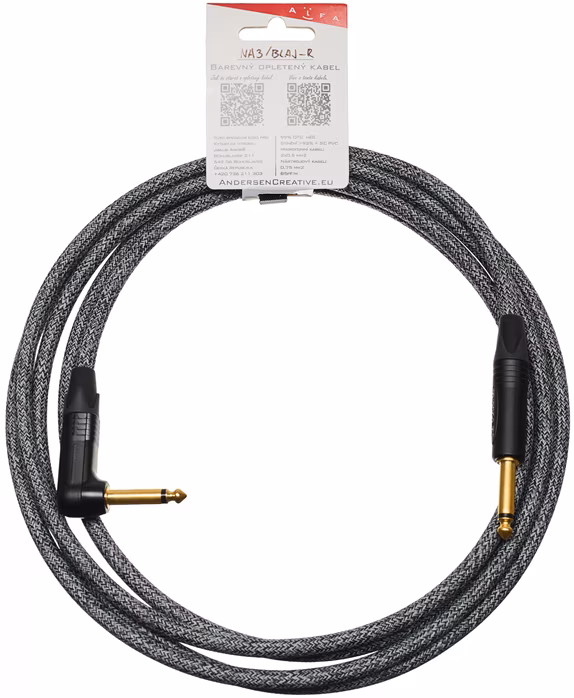 Andersen Creative Black Jeans Jack-RJack 3 m - Nástrojový kabel