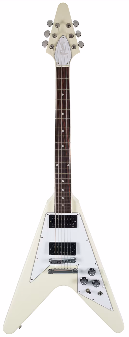 70s Flying V Classic White