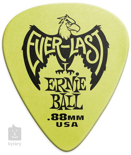 ERNIE BALL Everlast Picks 0.88 Green Trsátka