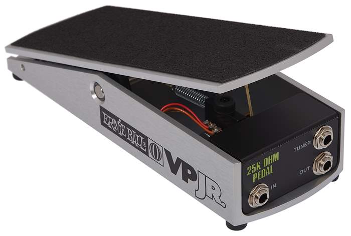 Ernie Ball VP Jr Pédale D'Accordeur Et Volume 2-en-1 Noire - Pour Guitare Et Basse