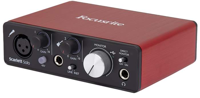 Звуковая карта focusrite scarlett solo 2nd gen