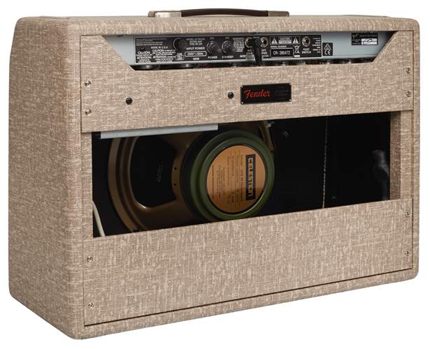 FENDER 65 Deluxe Reverb Fawn Greenback Kytarové lampové kombo