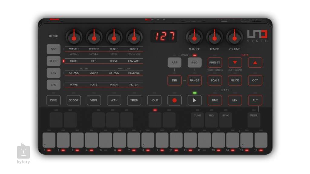 IK MULTIMEDIA UNO Synth Syntezátor | Kytary.cz