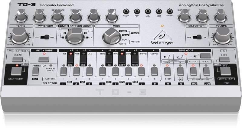 BEHRINGER TD-3-Silver (rozbalené) Analogový syntezátor | Kytary.cz