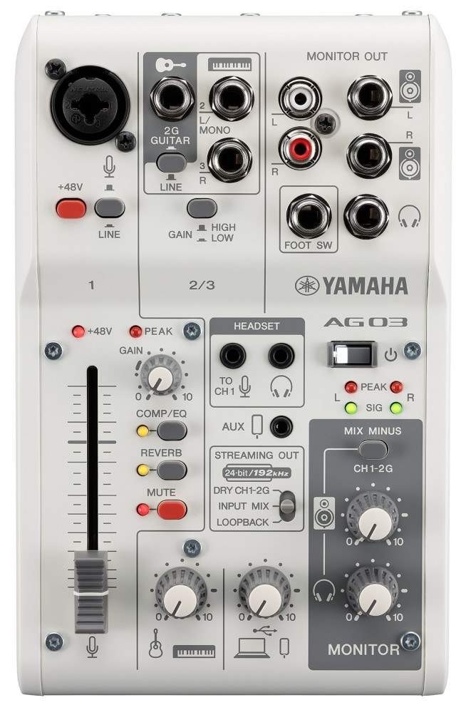 YAMAHA AG03 MK2 White