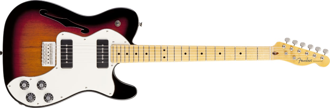 Fender Modern Player Telecaster Thinline Deluxe MN 3SB