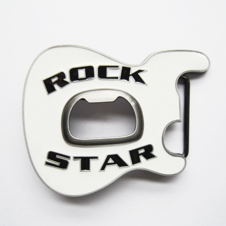 Kytary.cz Spona kytarová hlava RockStar bílá