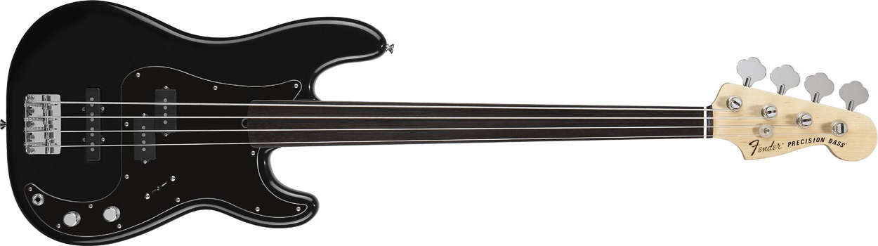 Fender Tony Franklin Precision Bass Fretless EB BK