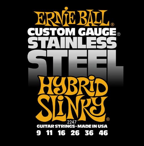 Ernie Ball 2247 Stainless Steel Hybrid Slinky
