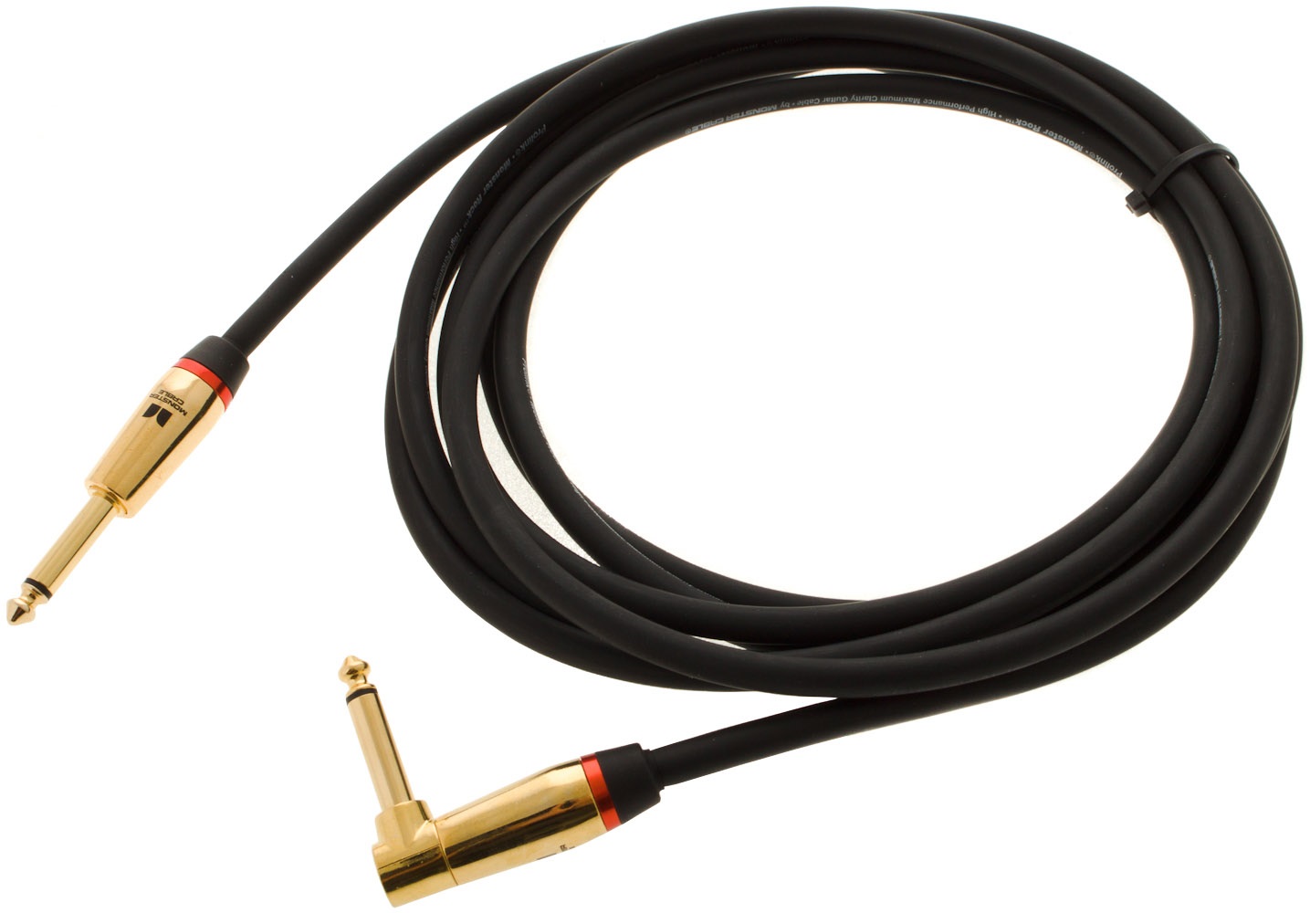 Monster Rock 12' Instrument Cable Angled