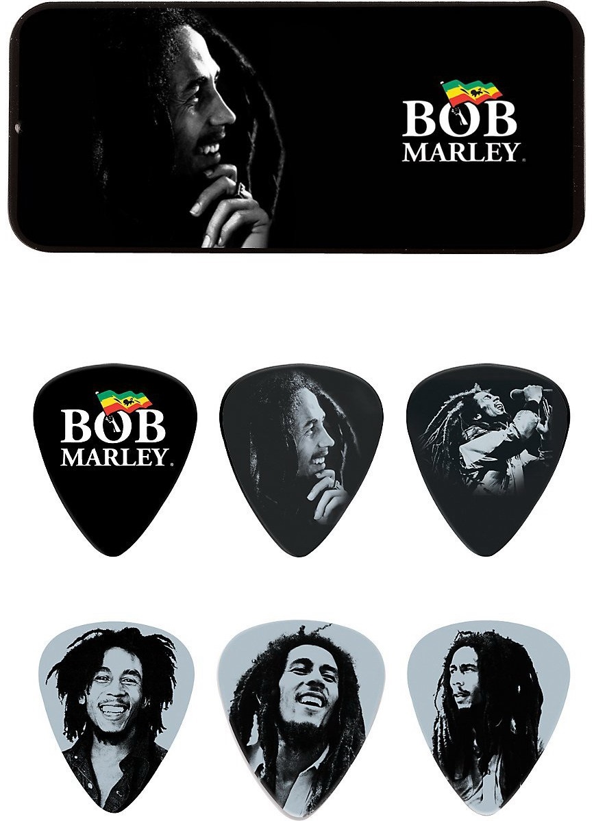 Dunlop Bob Marley Silver Pick Tin Heavy