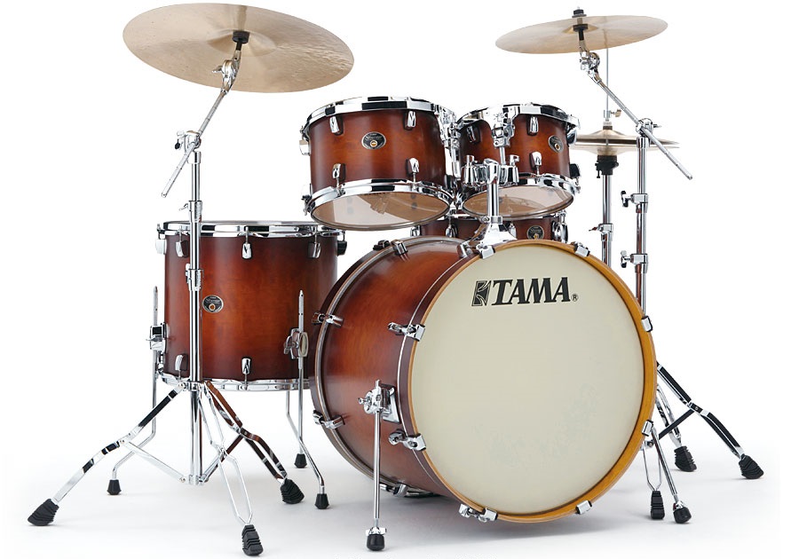 Tama Silverstar Custom Studio set Antique Brown Burst