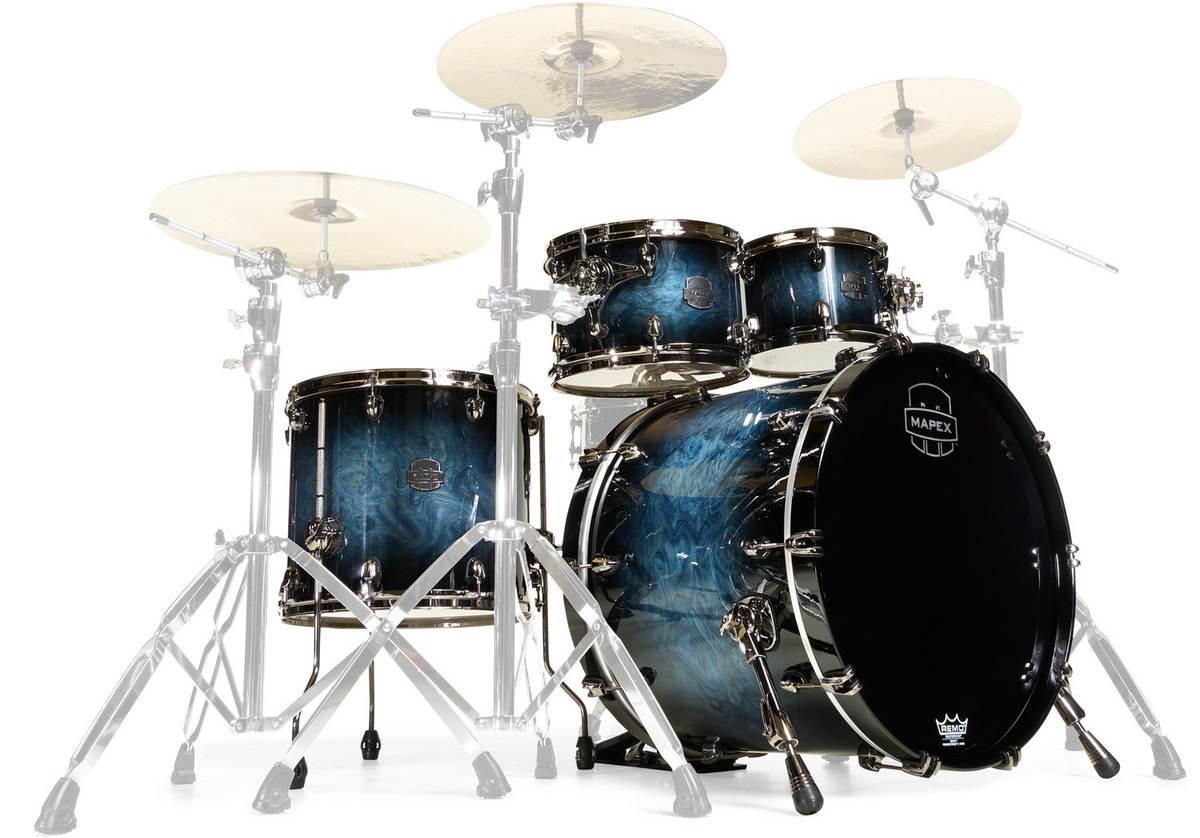 Mapex Saturn V Exotic Rock Deep Water Maple Burl