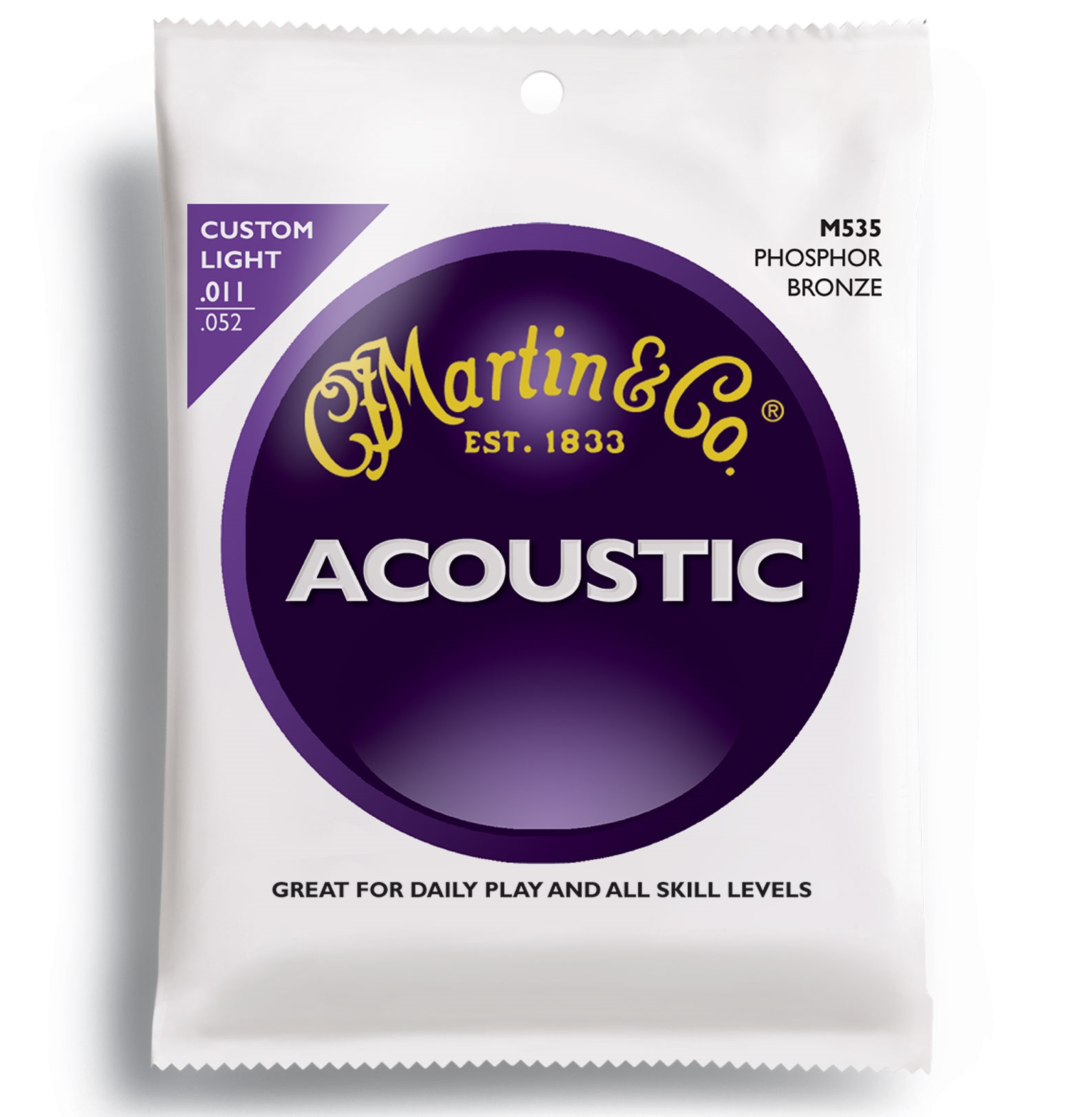 Martin 92/8 Phosphor Bronze Custom Light