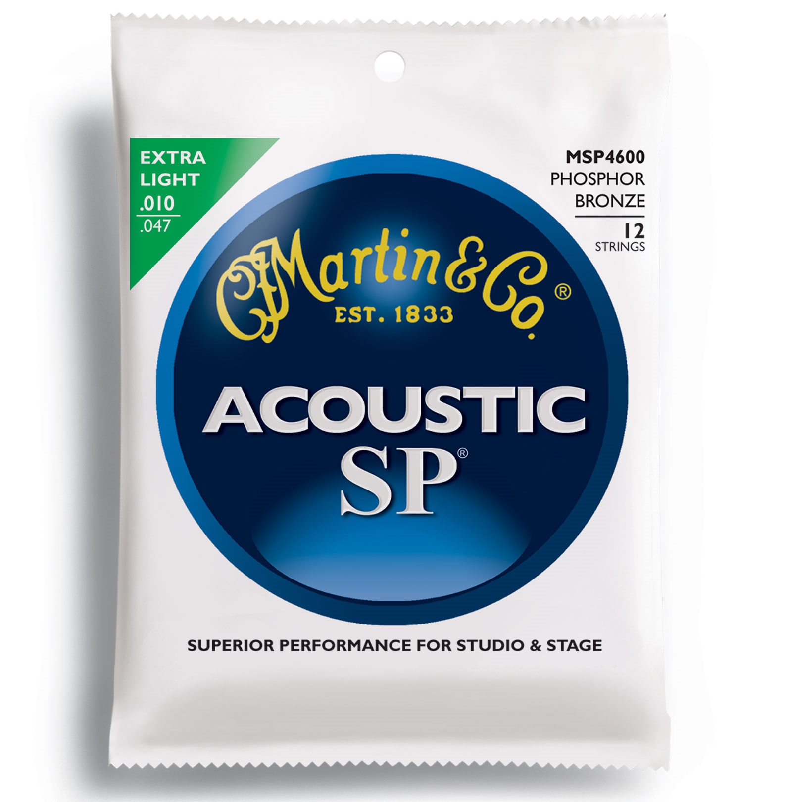 Martin SP 92/8 Phosphor Bronze Extra Light 12-String