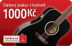Kytary.cz Dárkový šek 1000 Kč