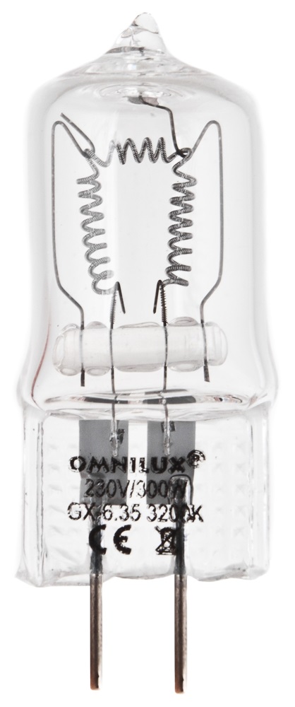 Omnilux 230V/300W GX-6,35 75h 3200K