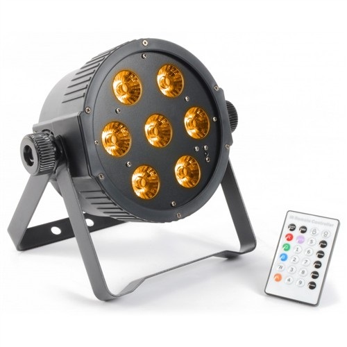 BeamZ LED FlatPAR 7x15W RGBAW IR, DMX