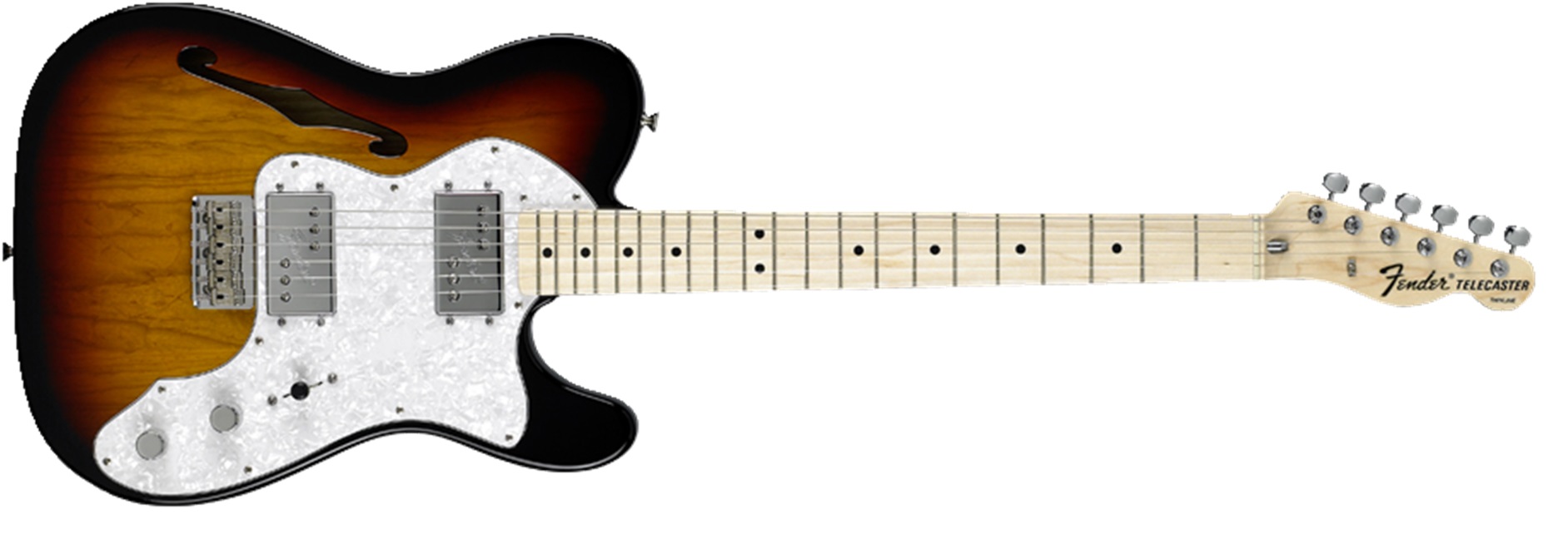 Fender 72 Telecaster Thinline MN 3SB