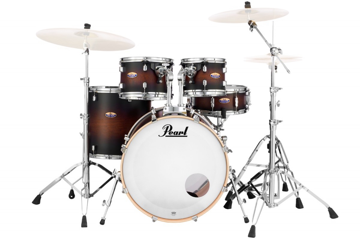 Pearl DMP Decade Satin Brown Burst Fusion Set