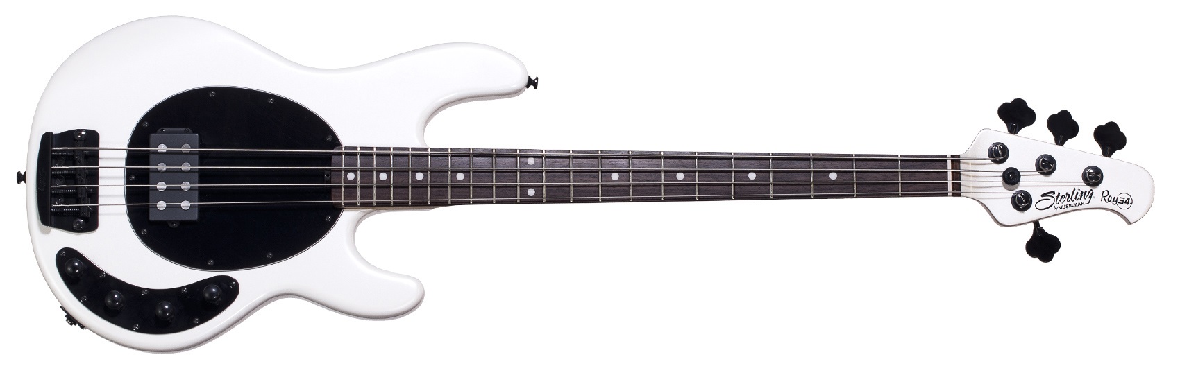 Sterling by Music Man Ray 34 Pearl White 4 string Bass