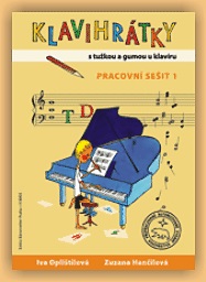 KN Klavihrátky - s tužkou a gumou u klavíru - pracovní sešit 1