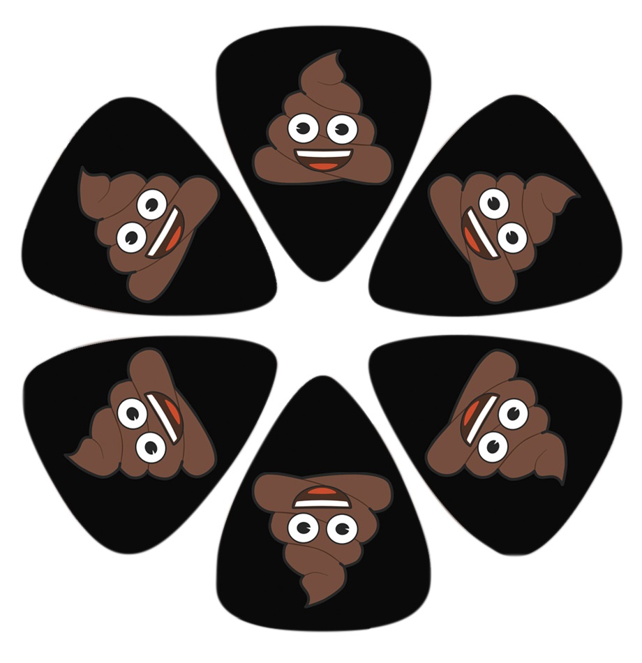 Perri's Leathers Emoji Picks IV Poo