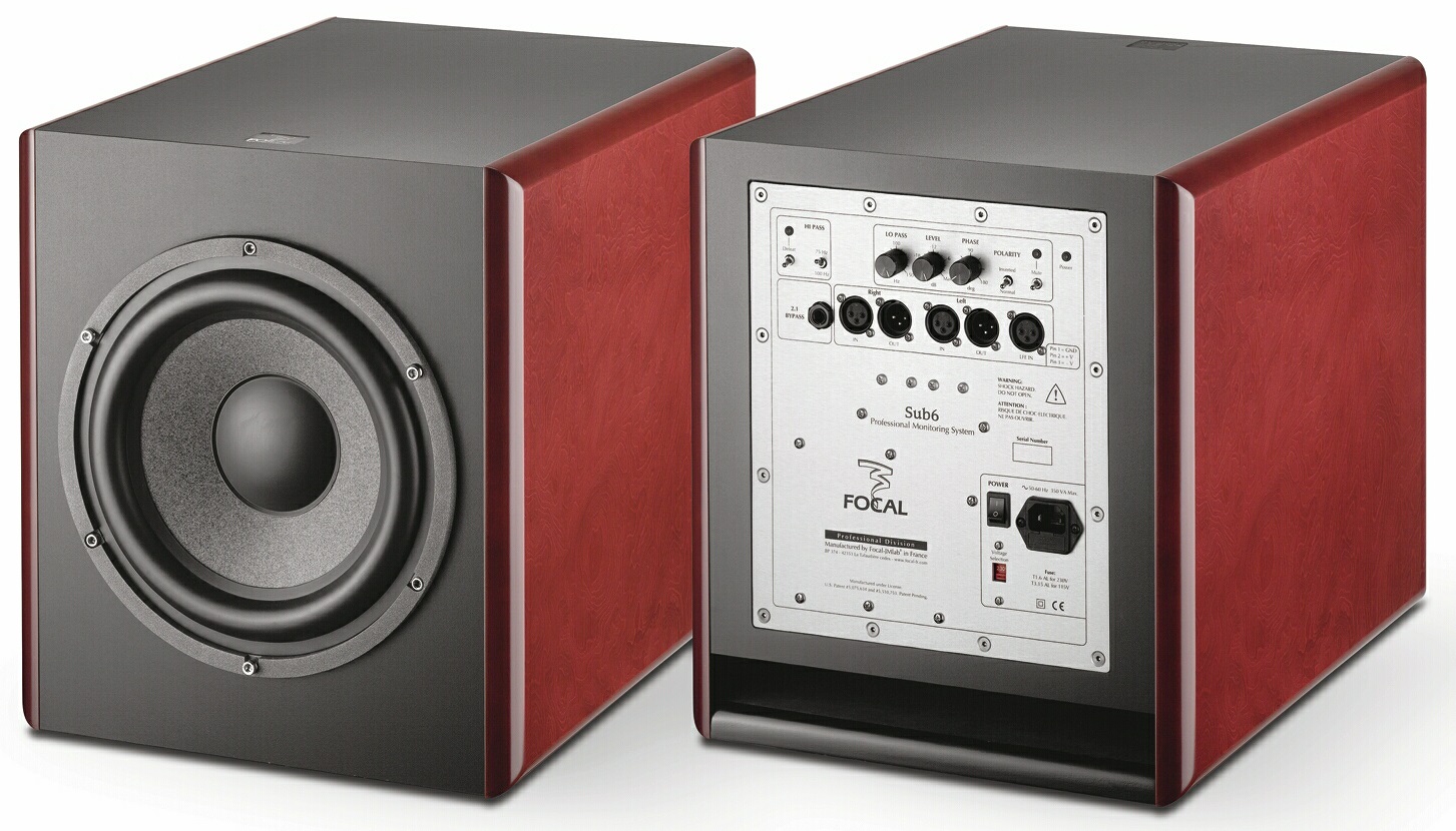 Focal Sub6 Red Burr Ash