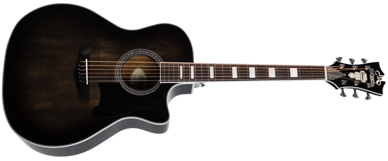 D'Angelico Premier Gramercy Grey Black