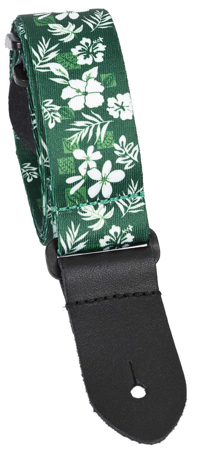 Perri's Leathers 6669 Ukulele Green And White Luau