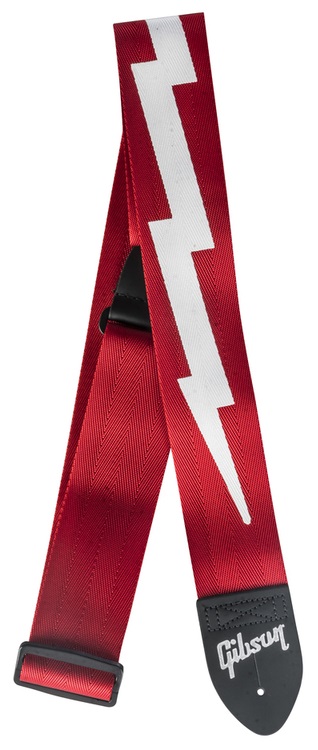 Gibson The Lightning Bolt Seatbelt Red Strap