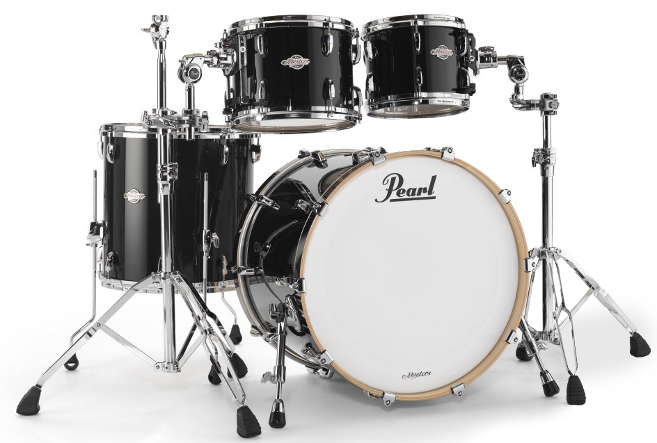 Pearl BCX Masters Piano Black Studio Set