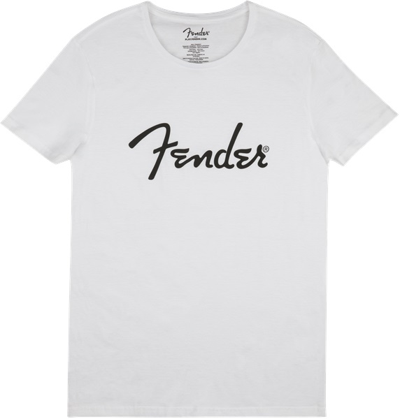 Fotografie Fender Spaghetti Logo T-Shirt White L