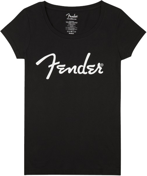 Fender Spaghetti Lady T-Shirt Black M