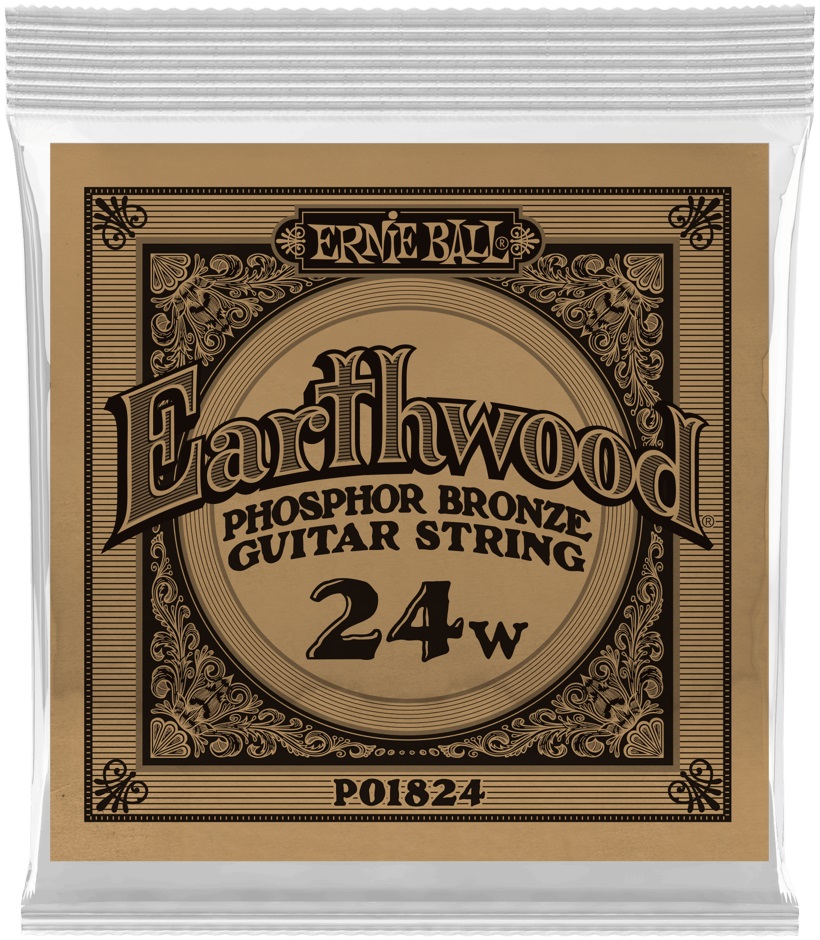 Ernie Ball Earthwood Phosphor Bronze Single .024