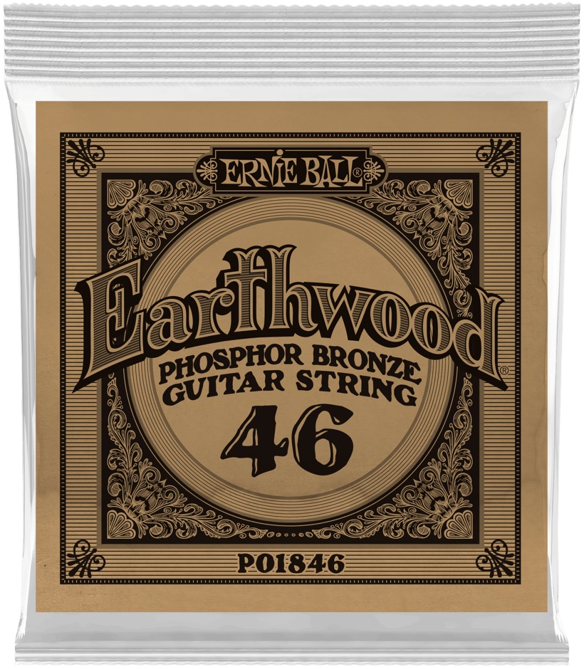 Ernie Ball Earthwood Phosphor Bronze Single .046