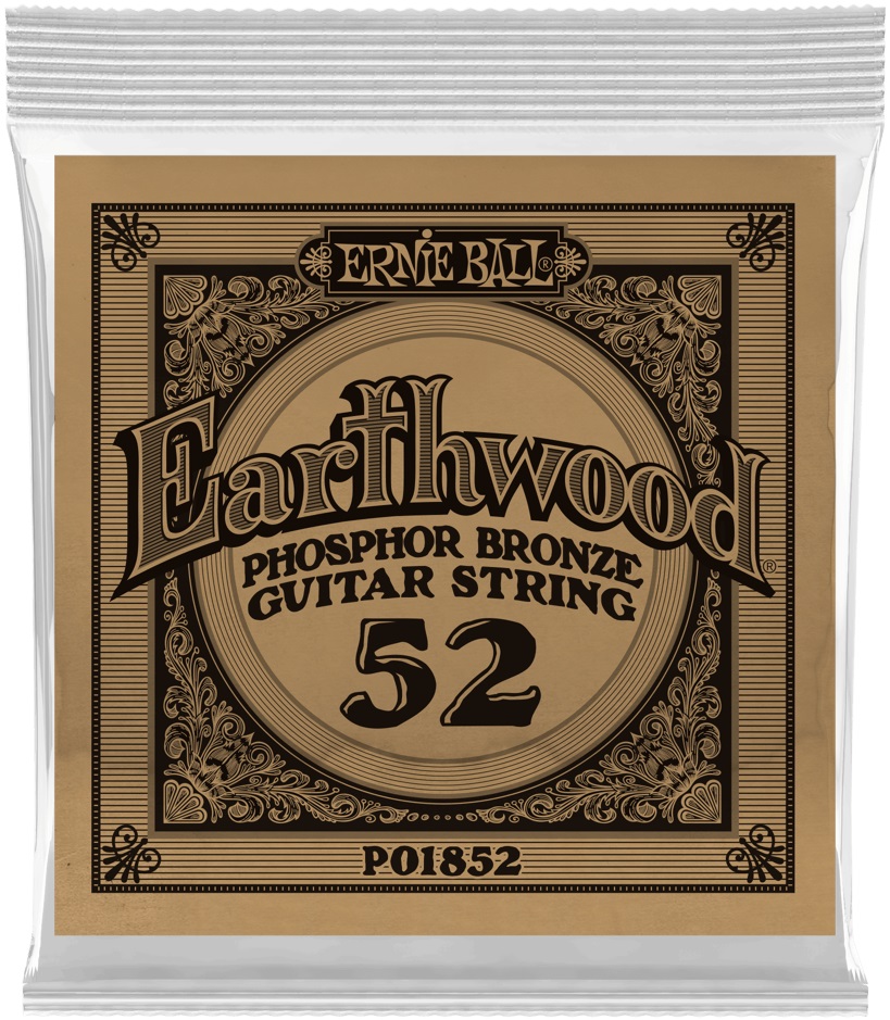 Ernie Ball Earthwood Phosphor Bronze Single .052
