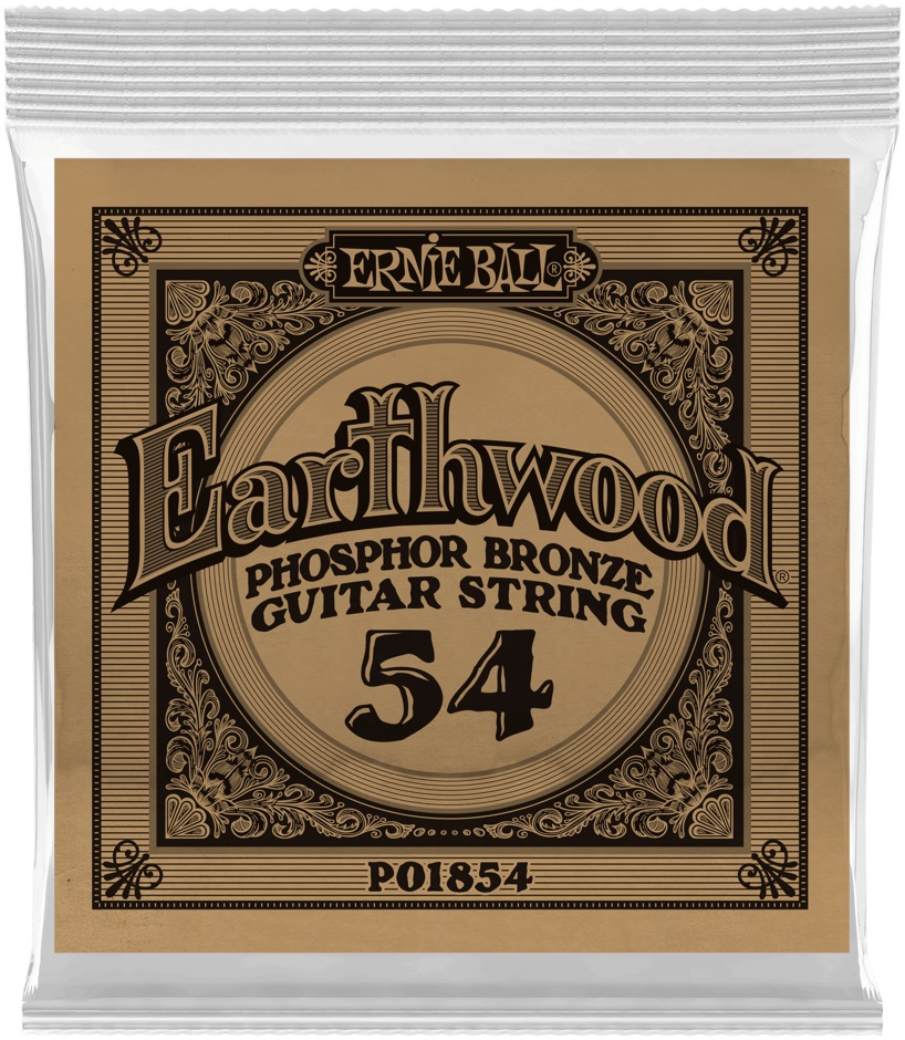 Ernie Ball Earthwood Phosphor Bronze Single .054